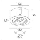 L&L LUCE E LIGHT - ESEM MID 1.1 3W 350MA 3000K 30 ALL