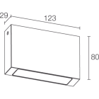L&L LUCE E LIGHT - ELLO OUT 1.0 7W 230VAC 3000K DIF CORT