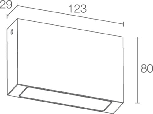L&L LUCE E LIGHT - ELLO OUT 1.0 7W 230VAC 4000K DIF GRI EP10109DFT