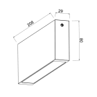 L&L LUCE E LIGHT - ELLO IN 2.0 13W 230VAC 3000K DIF BIA EP20105DBN