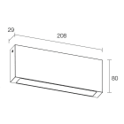 L&L LUCE E LIGHT - ELLO OUT 2.0 16W 230VAC 3000K DIF BIA EP20105DET