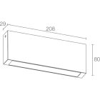 L&L LUCE E LIGHT - ELLO OUT 2.0 16W 230VAC 3000K DIF CORT EP20105DTT