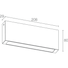 L&L LUCE E LIGHT - ELLO IN 2.0 13W 230VAC 4000K DIF BIA EP20109DBN