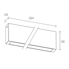 L&L LUCE E LIGHT - ELLO OUT 3.0 19W 230VAC 3000K DIF BIA