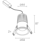 L&L LUCE E LIGHT - ESEM3.0 8W 230VAC 3000K 54 NERO ES30105LN
