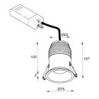 L&L LUCE E LIGHT - ESEM4.0 14W 230VAC 4000K 40 BIA