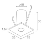 L&L LUCE E LIGHT - EYES1.2 1W 350MA 3000K DIF CROM EY12115DC