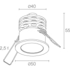 L&L LUCE E LIGHT - EYES3.7 6W 24VDC 3000K 24 SAT