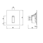 L&L LUCE E LIGHT - LINE1.0 2W 500MA 5000K DIF SAT FL12700DS