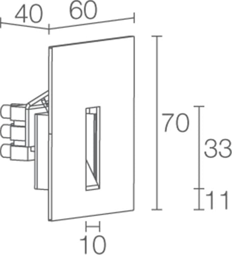 L&L LUCE E LIGHT - LINE1.0 2W 500MA BLU DIF BIA
