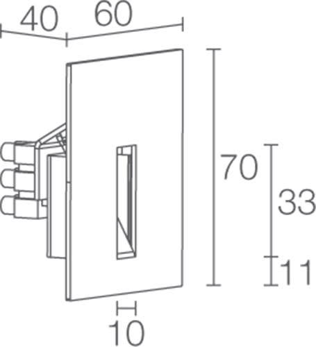 L&L LUCE E LIGHT - LINE1.0 2W 500MA 2700K DIF SAT FL1270FDS