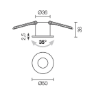 L&L LUCE E LIGHT - EYES3.0 2W 500MA 3000K 10 BIA