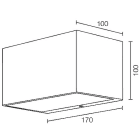 L&L LUCE E LIGHT - GEKO6.0 14W+14W 230VAC 3000K DIF ANTR