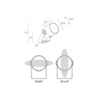 L&L LUCE E LIGHT - GINKO2.0 5W 24VDC 30K 45 GRI