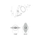 L&L LUCE E LIGHT - GINKO3.0 HC 15W 24VDC 27K 48SHARP NERO GN30011FPN