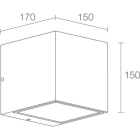 L&L LUCE E LIGHT - KOCCA3.1 12W 230VAC 3000K DIF CORT KA31105DT