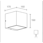 L&L LUCE E LIGHT - KOCCA3.1 18W 230VAC 4000K 7 GRI