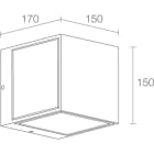 L&L LUCE E LIGHT - KOCCA3.4 40W 230VAC 4000K 10 GRI KA34109SF