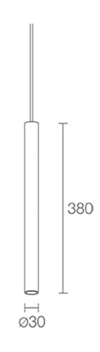 L&L LUCE E LIGHT - KORA 1.0 3.5W 230VAC 35 4000K NERO KR1010109MN