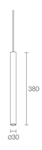 L&L LUCE E LIGHT - KORA 1.0 3.5W 230VAC 35 4000K NERO KR1010109MN