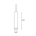 L&L LUCE E LIGHT - KORA2.0 6W 230VAC 3000K 58 NERO KR20105LN