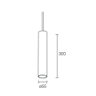 L&L LUCE E LIGHT - KORA2.0 6W 230VAC 3000K 58 NERO
