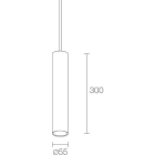L&L LUCE E LIGHT - KORA2.0 6W 230VAC 3000K 24 BIA KR20105MB
