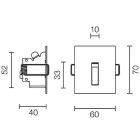 L&L LUCE E LIGHT - LINE1.1 2W 500MA 5000K DIF BIA