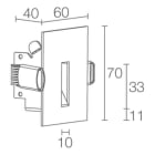 L&L LUCE E LIGHT - LINE1.1 2W 500MA 3000K DIF SAT LN11125AS