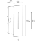 L&L LUCE E LIGHT - LINE2.0 2W 500MA BLU DIF BIA LN20121AB