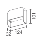 L&L LUCE E LIGHT - LIRA1.0 6W 230VAC 3000K ASIM BIA