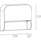 L&L LUCE E LIGHT - LIRA1.0 6W 230VAC 2700K ASIM ANTR LR1010FAH