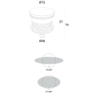 L&L LUCE E LIGHT - LITUS2.4 24VDC 5W 3000K DIF VETRO
