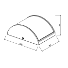 L&L LUCE E LIGHT - LYSS1.0 7W 230VAC 3000K 20X180 ANTR