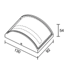 L&L LUCE E LIGHT - LYSS1.0 7W 230VAC 3000K 10X180 BIA LY10115ZE