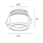 L&L LUCE E LIGHT - ESEM MINI 1.0 2W 500MA 2700K 27 ALL ME1012FMA
