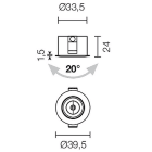 L&L LUCE E LIGHT - ESEM MINI 1.1 2W 500MA 3000K 27 ALL ME11125MA