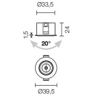 L&L LUCE E LIGHT - ESEM MINI 1.1 2W 500MA 4000K 14 ALL