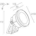 L&L LUCE E LIGHT - MOBYP2.1  25W 24VDC RGBW 59 VET MP21007LV