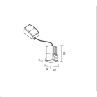 L&L LUCE E LIGHT - TURIS MINI1.0 5.5W 230VAC 2700K DIF BIA
