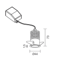 L&L LUCE E LIGHT - TURIS MINI1.1 5.5W 230VAC 3000K DIF BIA