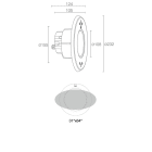 L&L LUCE E LIGHT - MOBY2.0 25W 24VDC RGBW 35 INOX MY20007MI
