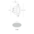 L&L LUCE E LIGHT - MOBY3.0 38W 24VDC 4000K 31X61 INOX