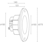 L&L LUCE E LIGHT - MOBY3.1 38W 24VDC 4000K 59 VET MY31009LV