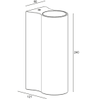 L&L LUCE E LIGHT - INTONO3.1 10W 230V 4000K 20 ANTR NT3110000090MH