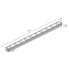 L&L LUCE E LIGHT - NEVA1.0 18W 24VDC 4000K 10X40 616MM NV10009WA