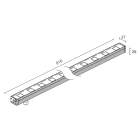 L&L LUCE E LIGHT - NEVA1.1 27W 24VDC 3000K 30 916MM
