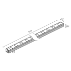 L&L LUCE E LIGHT - NEVA1.2 45W 24VDC 3000K 45 1517MM NV12005LA