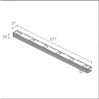 L&L LUCE E LIGHT - NEVA5.0 20W 24VDC RGB 22X42 677MM
