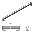 L&L LUCE E LIGHT - PROFILE2.6 9W 24VDC 3000K DIF ALL 448MM
